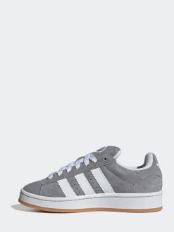 Gris/Blanc - Baskets Adidas Original Campus 00s Lace Junior