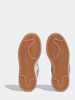 Gris/Blanc - Baskets Adidas Original Campus 00s Lace Junior