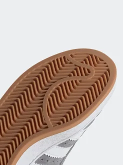 Gris/Blanc - Baskets Adidas Original Campus 00s Lace Junior