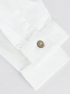 Gris/Blanc - Ensemble salopette et body bébé en coton tissé (0mois-3ans)