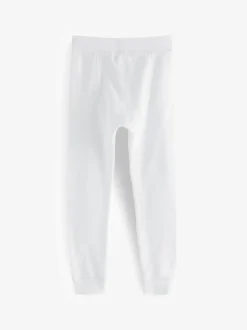 Gris/Blanc - Lot de 2 leggings thermiques (2-16ans)