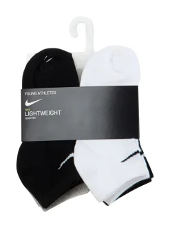 Gris/Blanc - Lot de 6 paires de chaussettes de sport Nike Little Kids