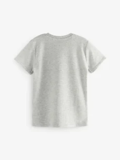 Gris/Blanc - T-shirt Thermal Manches courtes 2 Pack (2-16ans)