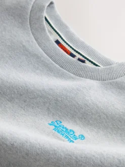 Gris/Bleu - Ensemble Superdry sweat et short