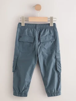 Gris-bleu - Pantalon cargo doublé (3mths-7yrs)