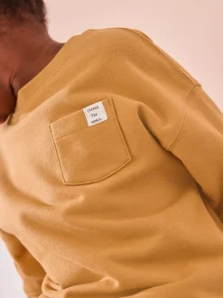 Gris/jaune ocre - Lot de 2 ensembles t-shirt et legging à manches longues (3mois-7ans)