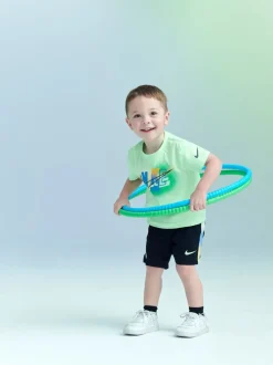 Gris/Noir - Lot de chaussettes de cheville Nike Swoosh pour bébé 6