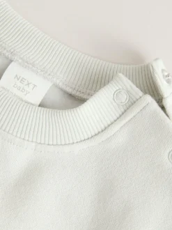 Gris/rouille - Ensemble sweat et pantalon de jogging bébé (0mois à2ans)