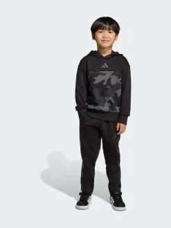 Ground noires - adidas Essentials Survêtement polaire camouflage Ensemble petits enfants