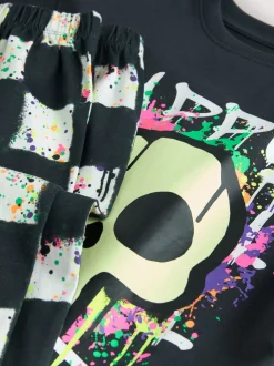 Halloween multicolore - Pyjama simple surdimensionné (9mths-10yrs)