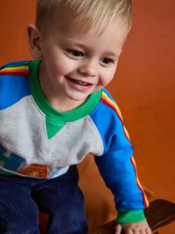 Happy arc-en-ciel - Sweat-shirt JoJo Maman Bébé Appliqué