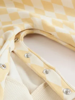 Harlequin jaune - Barboteuse en molleton bébé (0mois à3ans)