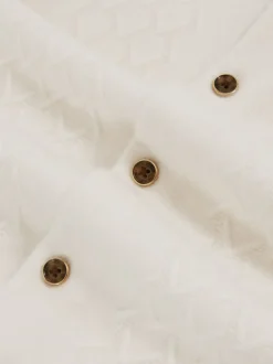 Hors blanc - Cardigan Reiss Gideon en laine boutonné et pointure en V