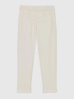 Hors blanc - Pantalon fuselé plissé décontracté Reiss Brighton