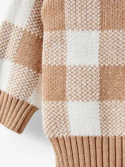 Hors blanc - Pull en coton sur raglan