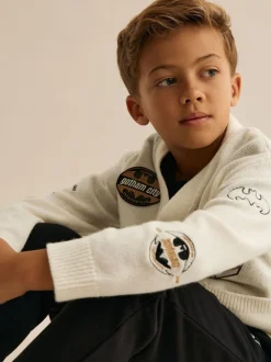 Hors blanc - Reiss Kinsley Batman | Cardigan Reiss Badge