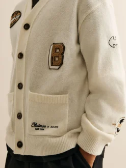 Hors blanc - Reiss Kinsley Batman | Cardigan Reiss Badge