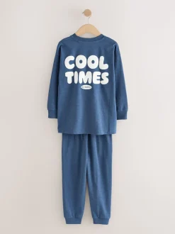Hors bleu marine cool - Pyjamas simples confortables (1.5-9ans)