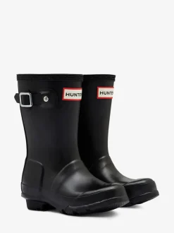 Hunter Bottes en caoutchouc originales brillantes pour grands enfants