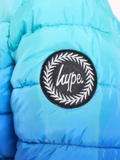 Hype. Doudoune Bleu Ocean Fade