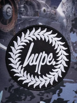 Hype. Sac à dos emblématique gris Mech Sharks pour enfant