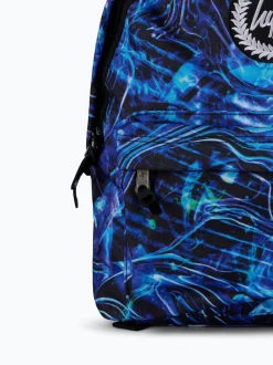 Hype. Sac à dos unisexe bleu multicolore