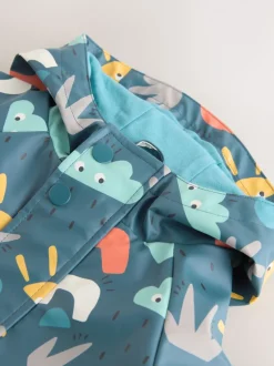 Icône imprimée bleu marine - Manteau imperméable (3 mois-7 ans)