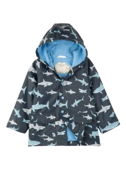 Imperméable Hatley Shark Frenzy bleu