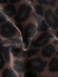 Impression animale brune - Chemise imprimée Manches courtes (3-16ans)