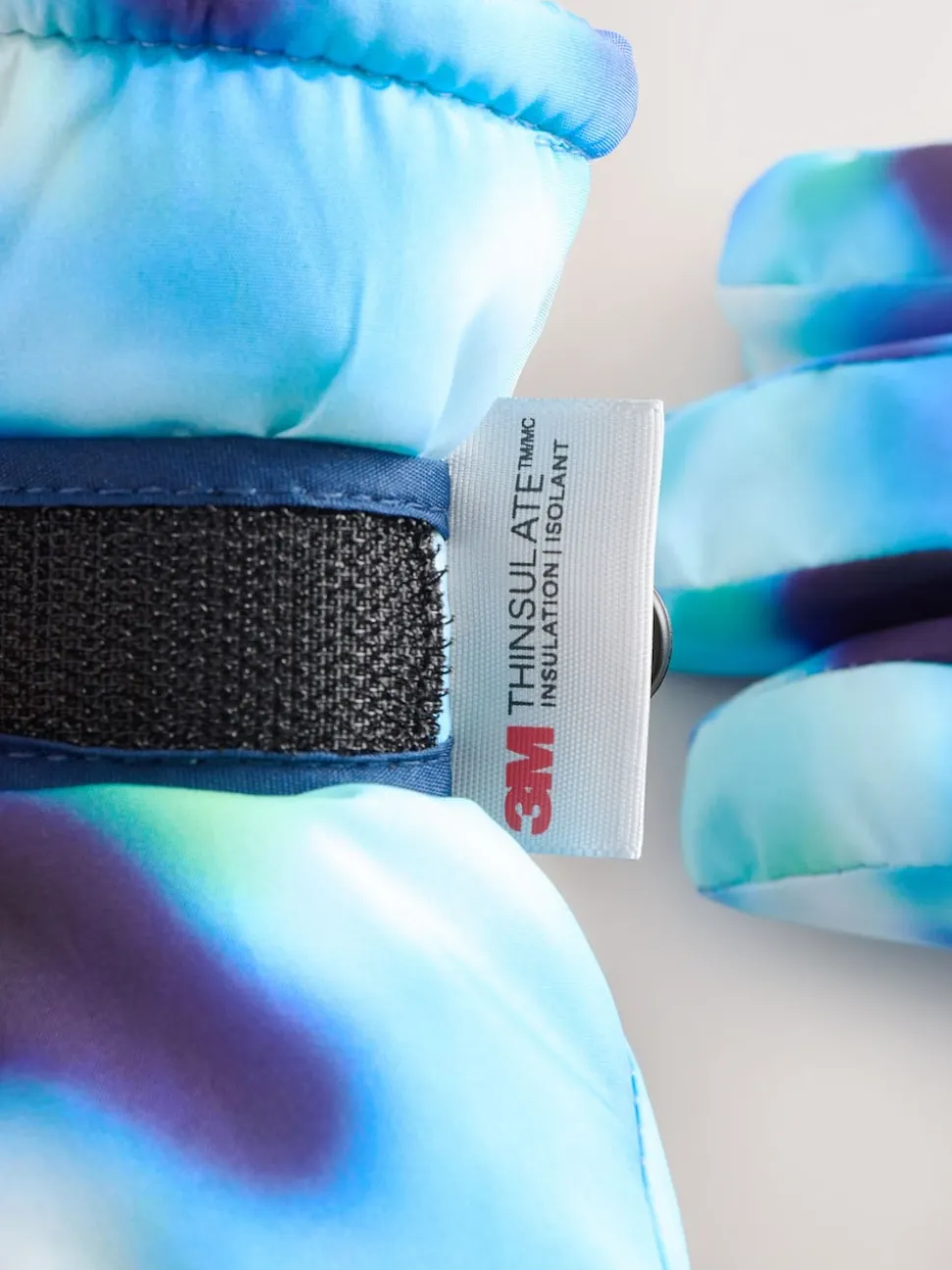 Impression bleue - Gants de ski (3-16ans)