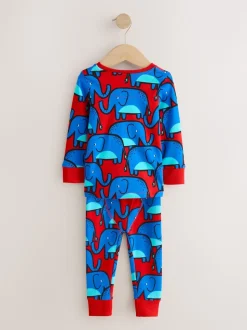 Imprimé animal coloré - Lot de 3 pyjamas Snuggle (9mois-8ans)