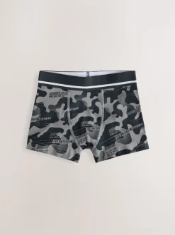 Imprimé camouflage - Lot de 7 boxers (3-16ans)