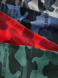 Imprimé camouflage - Lot de 7 boxers (3-16ans)