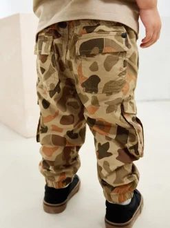 Imprimé camouflage kaki imprimé dinosaure - Pantalon cargo doublé (3mths-7yrs)