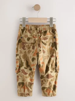 Imprimé camouflage kaki imprimé dinosaure - Pantalon cargo doublé (3mths-7yrs)