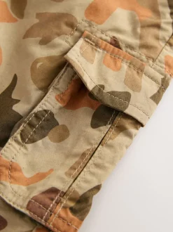 Imprimé camouflage kaki imprimé dinosaure - Pantalon cargo doublé (3mths-7yrs)