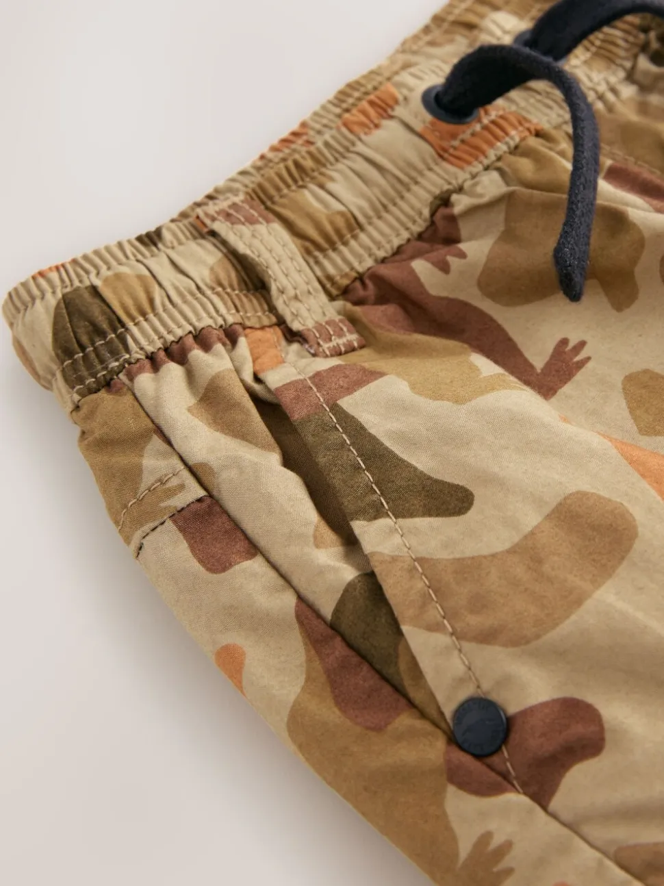 Imprimé camouflage kaki imprimé dinosaure - Pantalon cargo doublé (3mths-7yrs)