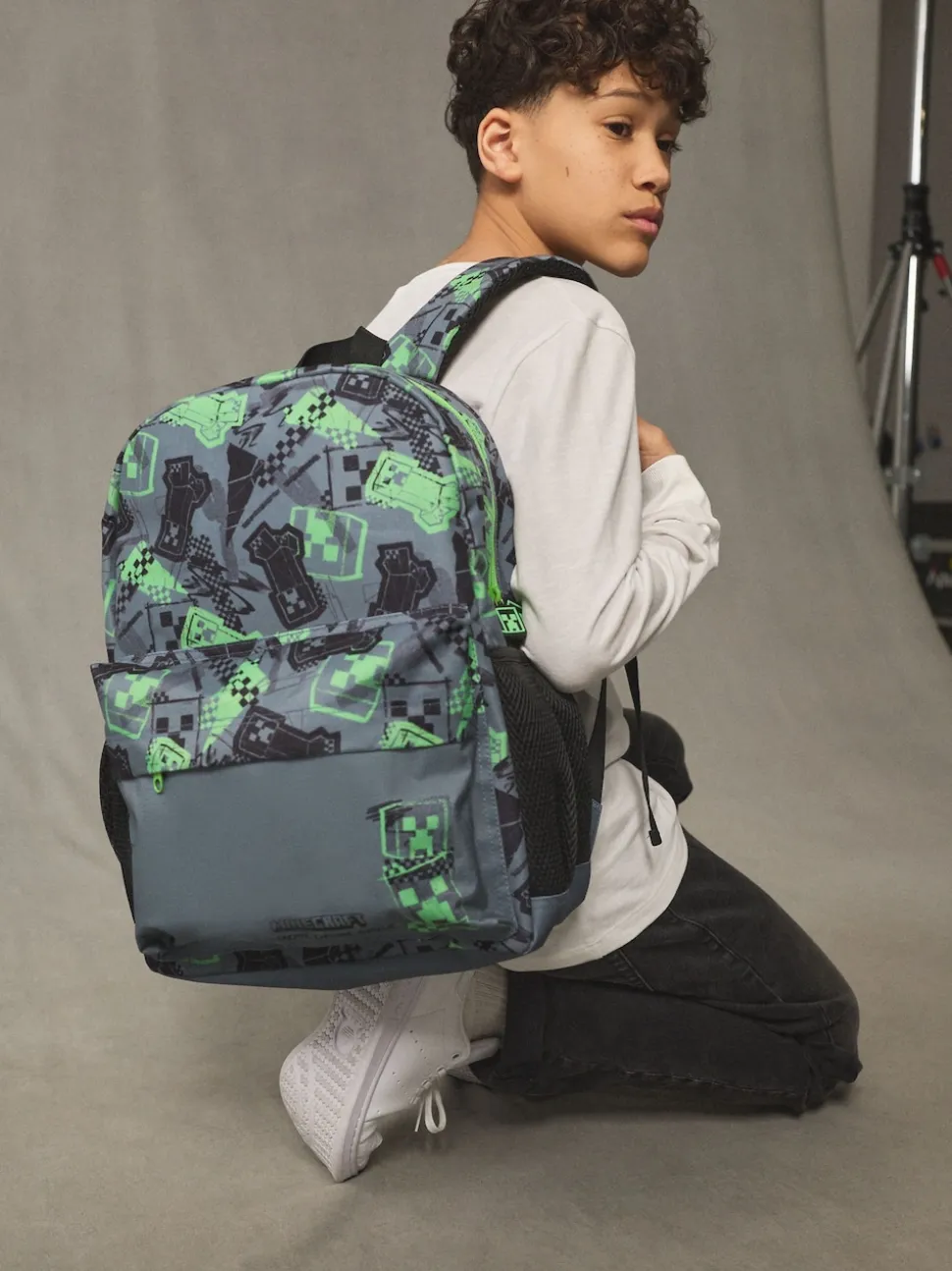 Imprimé Creeper - Sac à dos Minecraft