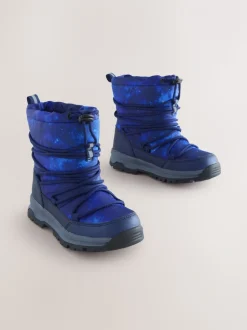 Imprimé galaxie - Bottes de neige imperméables doublées Thinsulate