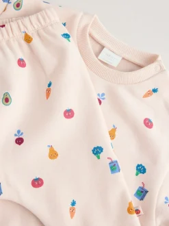 Imprimé Veg brillant - Ensemble sweat et jogging bébé (0mois2ans) (0mois2ans)