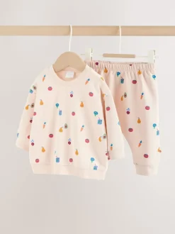 Imprimé Veg brillant - Ensemble sweat et jogging bébé (0mois2ans) (0mois2ans)