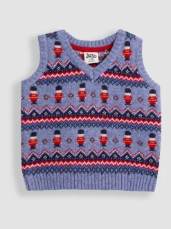 Indigo London Guard - Débardeur JoJo Maman Bébé Fair Isle