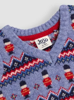 Indigo London Guard - Débardeur JoJo Maman Bébé Fair Isle