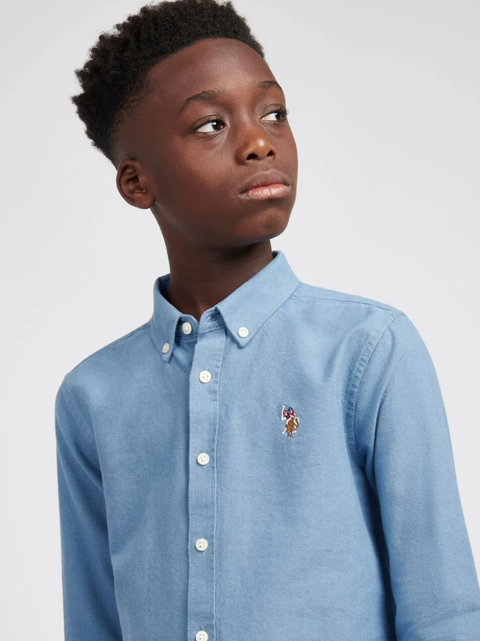 Indigo vintage - Chemise Oxford U.S. Polo Assn Garçons