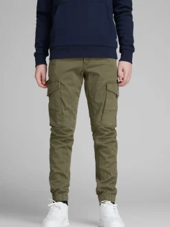 JACK & JONES JUNIOR Vert Cuffed Pantalon cargo