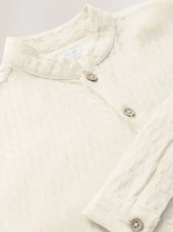 Jacqard texturé écru - Eid Kurta (3mths-16yrs)