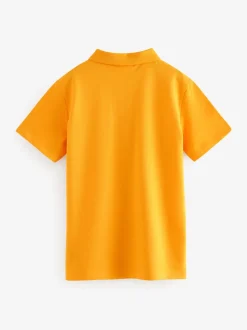 Jaune - Clarks Lot de 2 polos scolaires à manches courtes