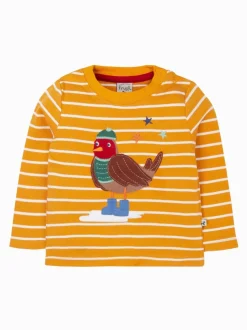 Jaune - Haut Frugi Discovery appliqué