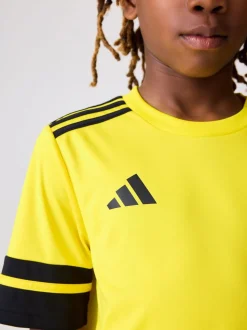 Jaune - Maillot adidas Squadra 25 enfant