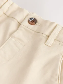 Jaune - Pantalon chino extensible (3mois-7ans)